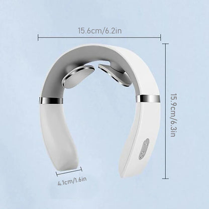 YOSYO Portable Cervical Massager Deep Neck And Shoulder Massage With Warm Heat For Home Office Use NECK002