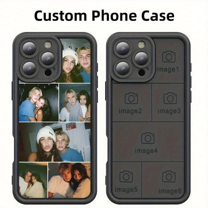 Customized Multi Photo Phone Cases For iPhone 17 16 15 14 13 12 11 Pro Xs Max X XR Mini 16e 7 8 Plus Soft TPU Protective Cover