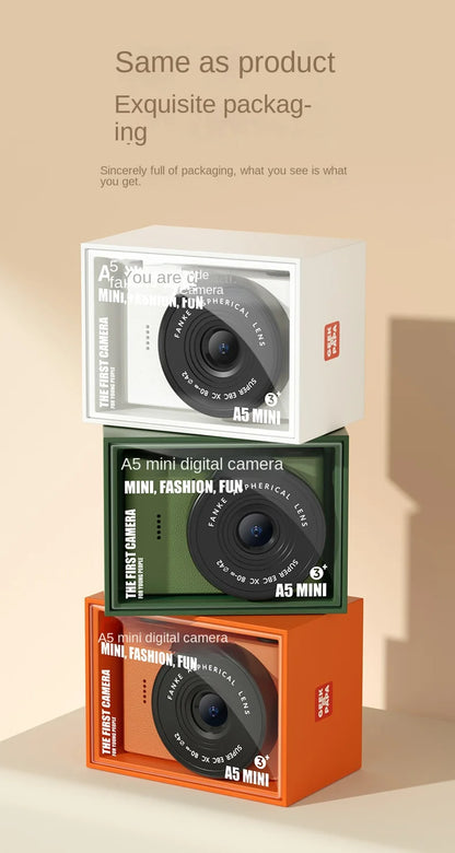 0GB-128GB Small Digital Camera Mini Video Cam Photography Point Camera Christmas Toys for Children Kids New Year Gift Camcorder