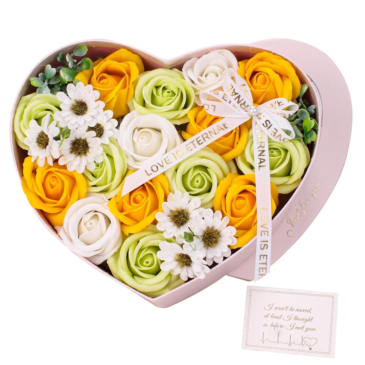 Rose Soap Flowers Gift Box Long Lasting By RUEESEE For Mom Wife Girlfriend Perfect Mothers Day Valentines Day